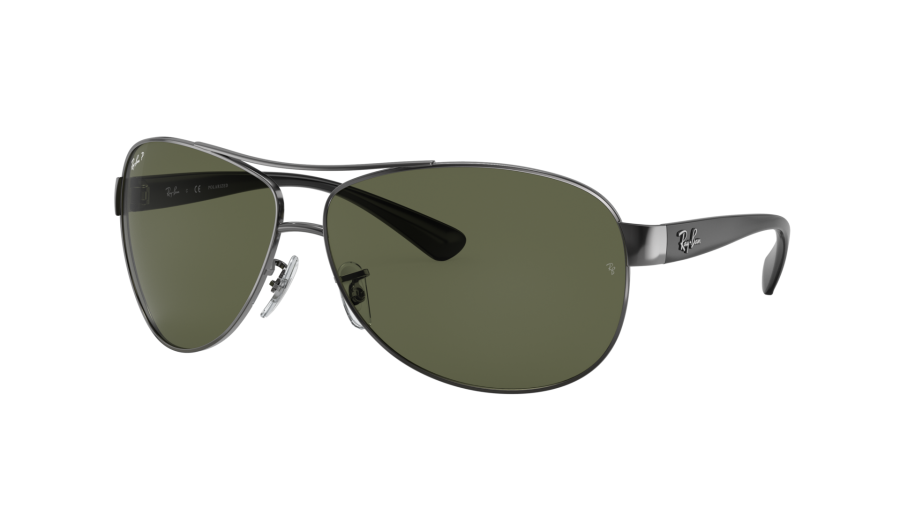 Ray-Ban RB 3386 004/9A Argenté Verres polarisés Medium