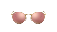Ray-Ban Round Metal RB3447 112/Z2 50-21 Złoto
