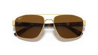 Ray-Ban RB3663 001/57 60-17 Złoto