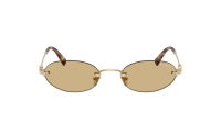Miu Miu Logo MU A54S ZVN10R 51-20 Pale Gold