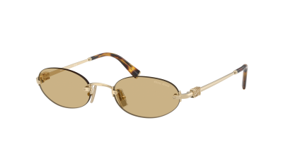 Occhiali da sole Miu Miu Logo MU A54S ZVN10R 51-20 Pale Gold