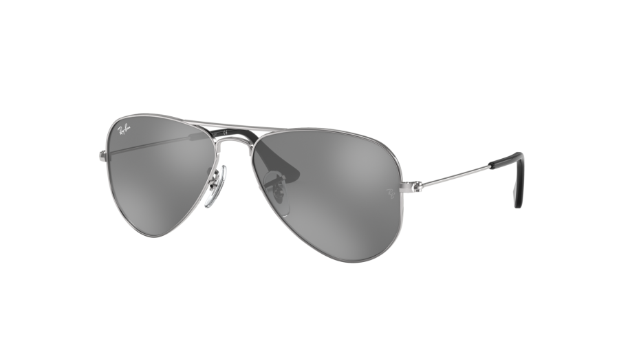 Ray-Ban Aviator Metal Argent RJ9506S 212/6G 52-14 Junior Miroirs
