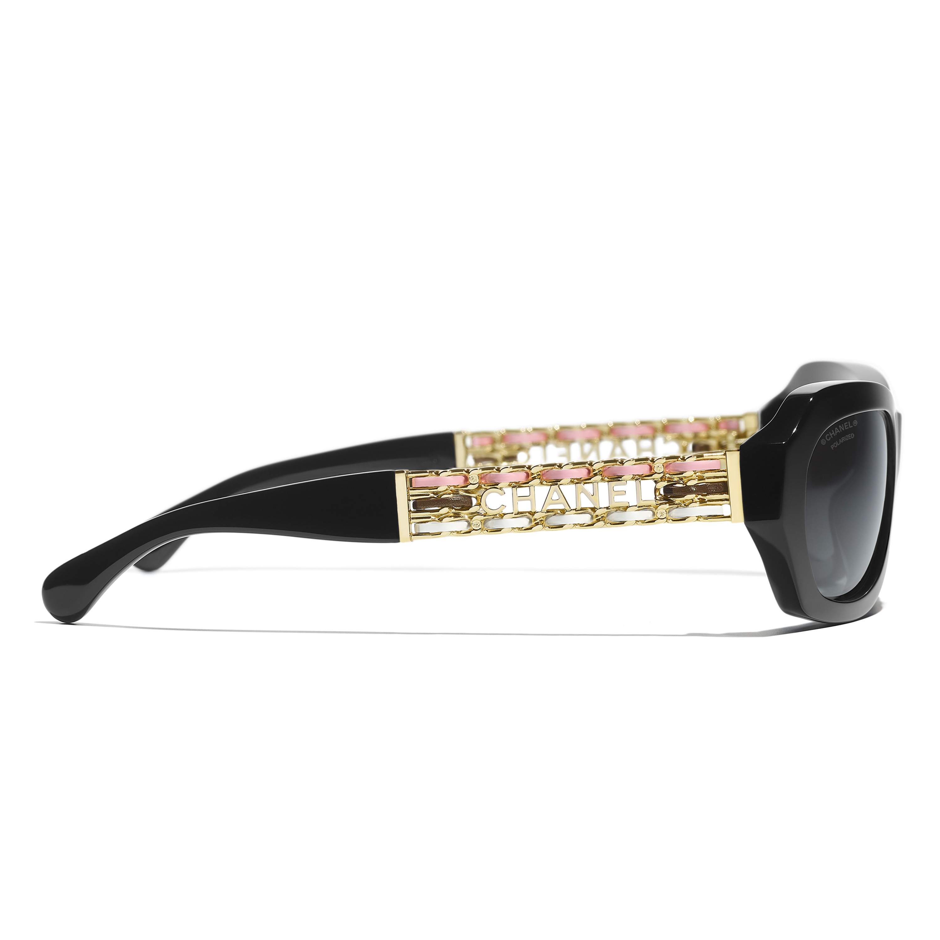 Sunglasses CHANEL CH5537Q C622S8 59-17 Black in stock display picture 1
