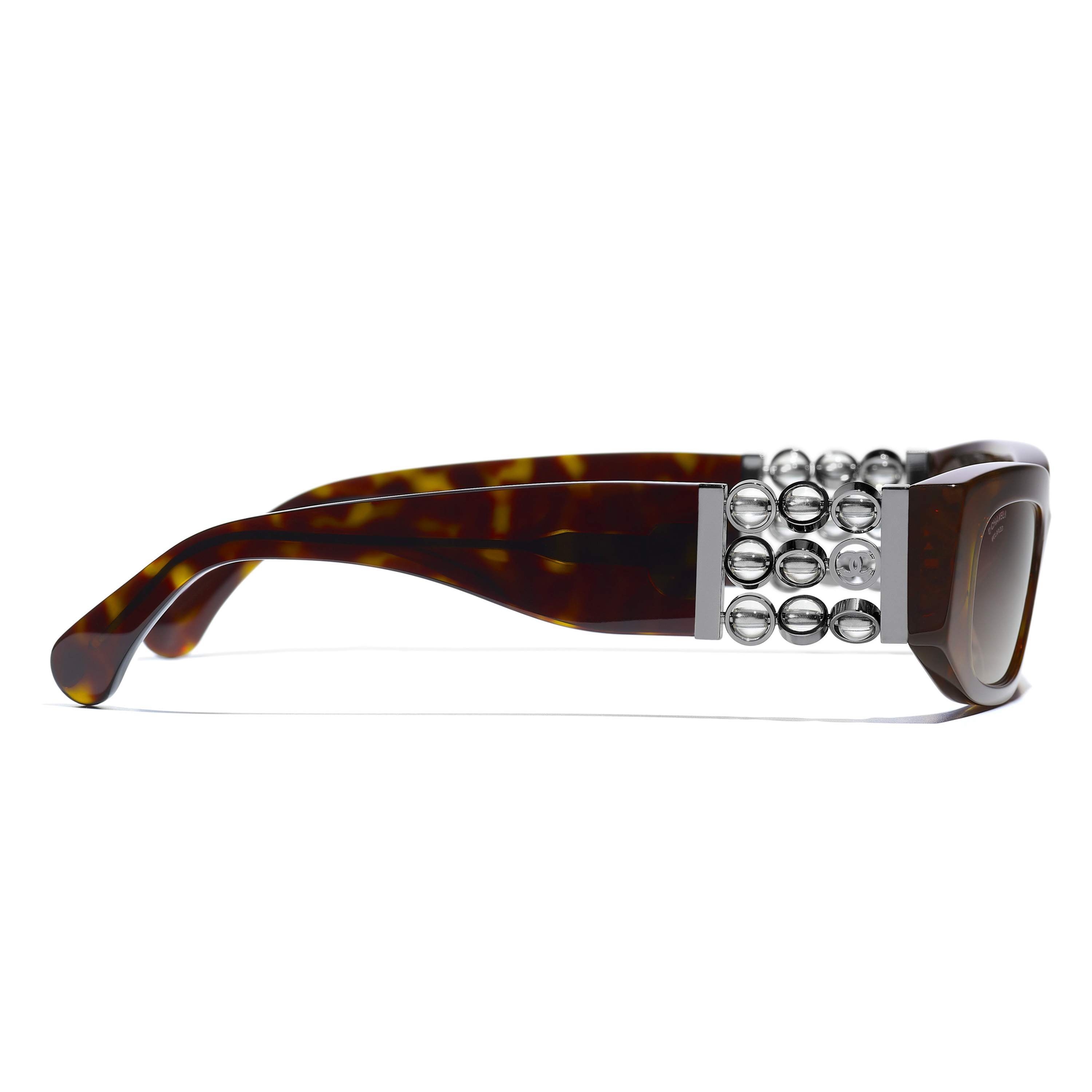 CHANEL Sunglasses Tortoise/Silver 9522192515102.jpg main image 2