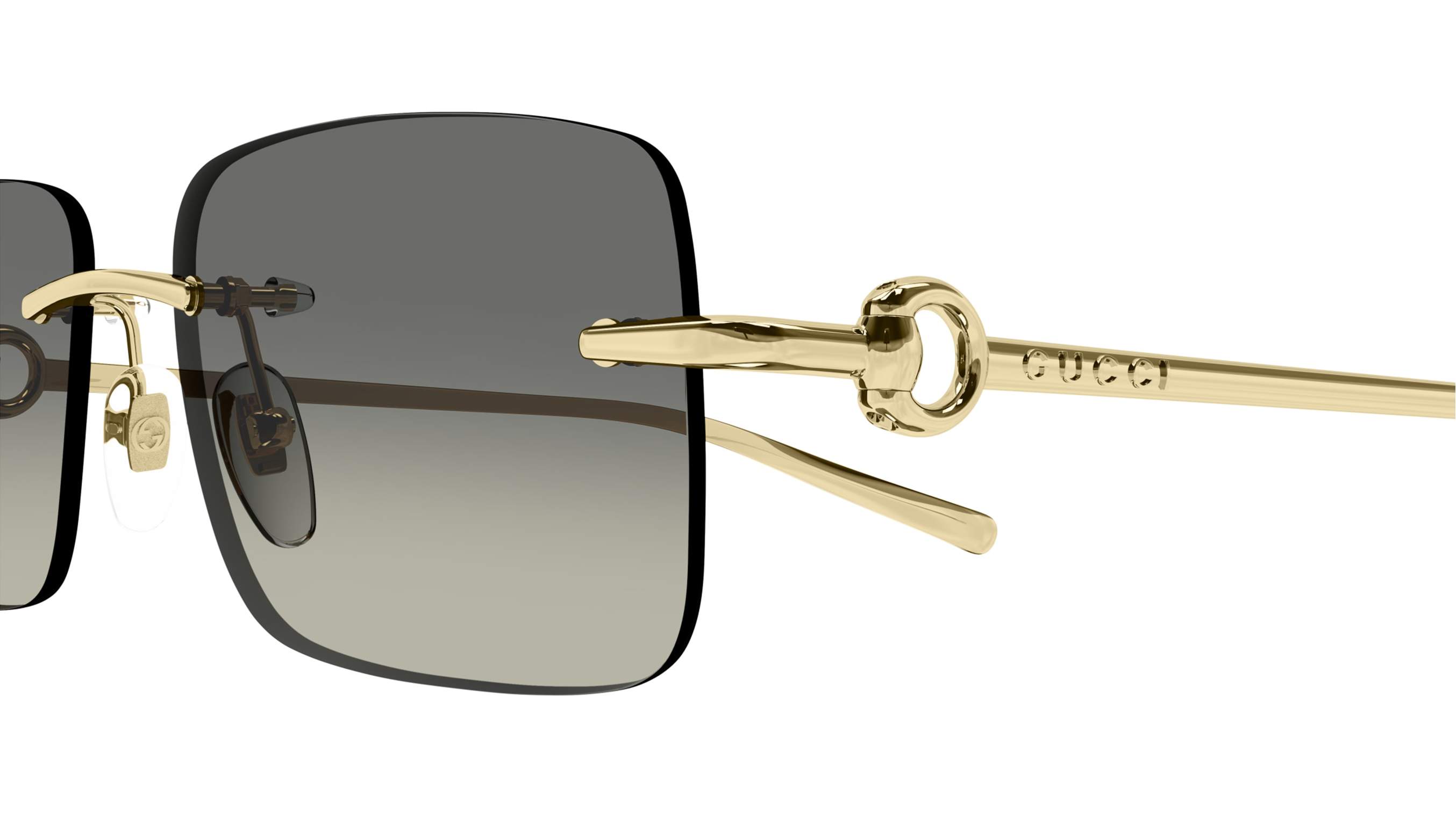 Gafas de sol Gucci Horsebit GG1703S 005 55-17 Gold en stock | Visiofactory