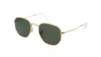 Ray-Ban Hexagonal RB3548 9196/31 51-21 Złoto