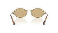 Miu Miu Logo MU 52YS ZVN10R 54-21 Pale Gold