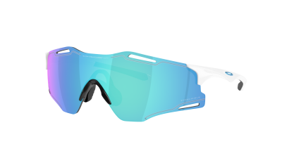 Sonnenbrille Oakley Cybr zero OO9512D 02 39-139 Polished white