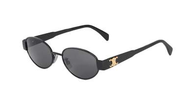 CELINE Triomphe metal CL40235U 01A 54-18 Preto