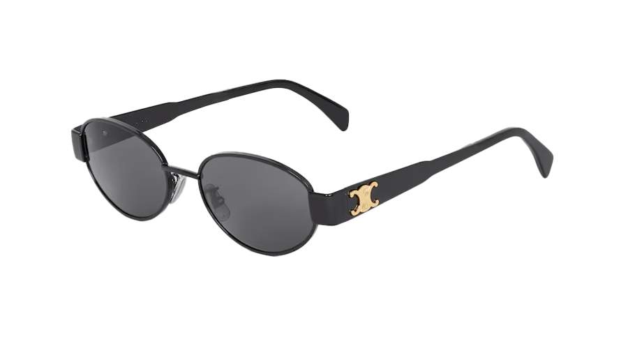 CELINE Triomphe metal CL40235U 01A 54-18 Noir