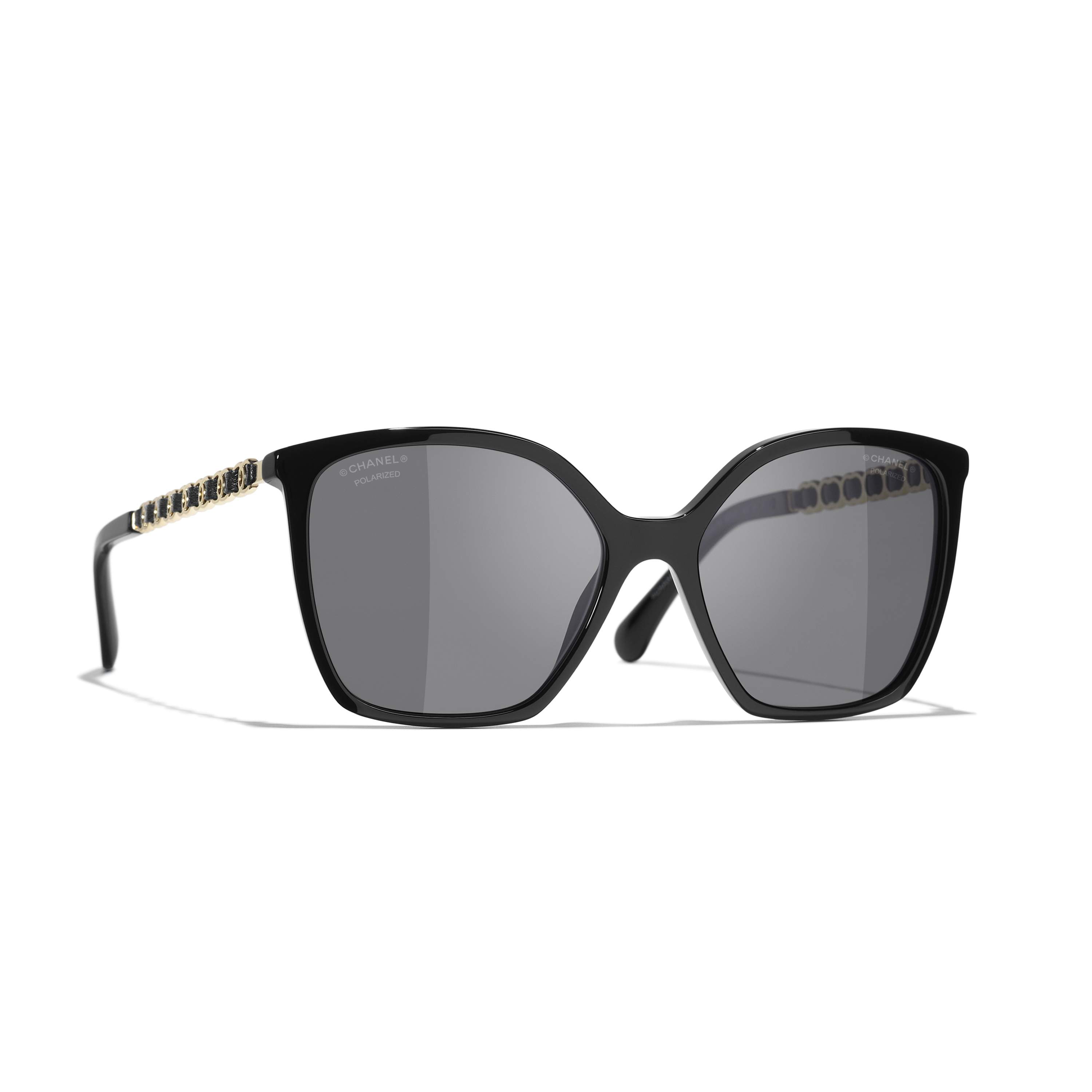 Lunettes CHANEL 5488 – Noir/gris, Neuves Avec étiquettes, Unisexe Adulte