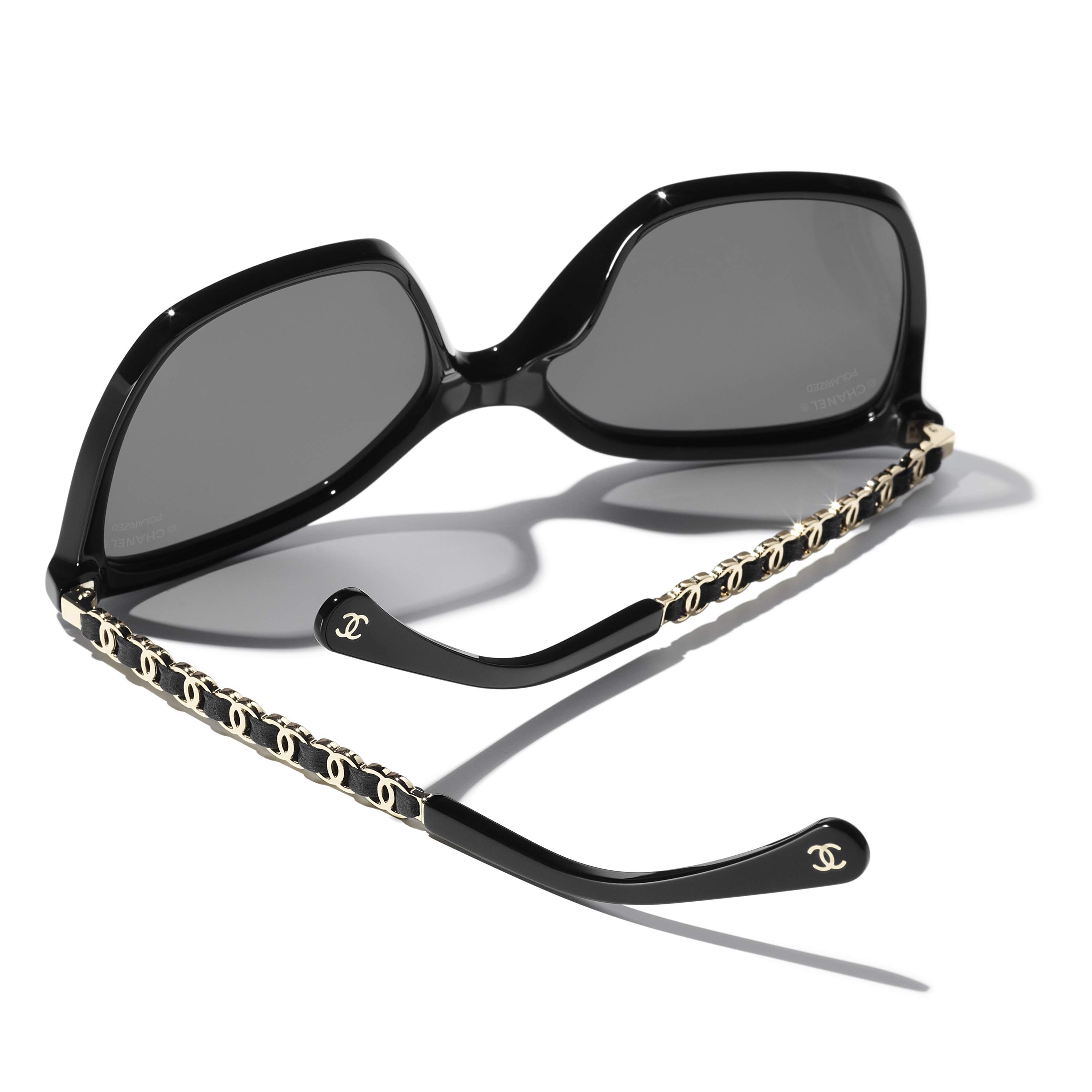 Lunettes De Soleil CHANEL - Référence 5488 / C622T8 - Couleurs Noir Et Gris - Neuf Avec Étiquettes - Unisexe