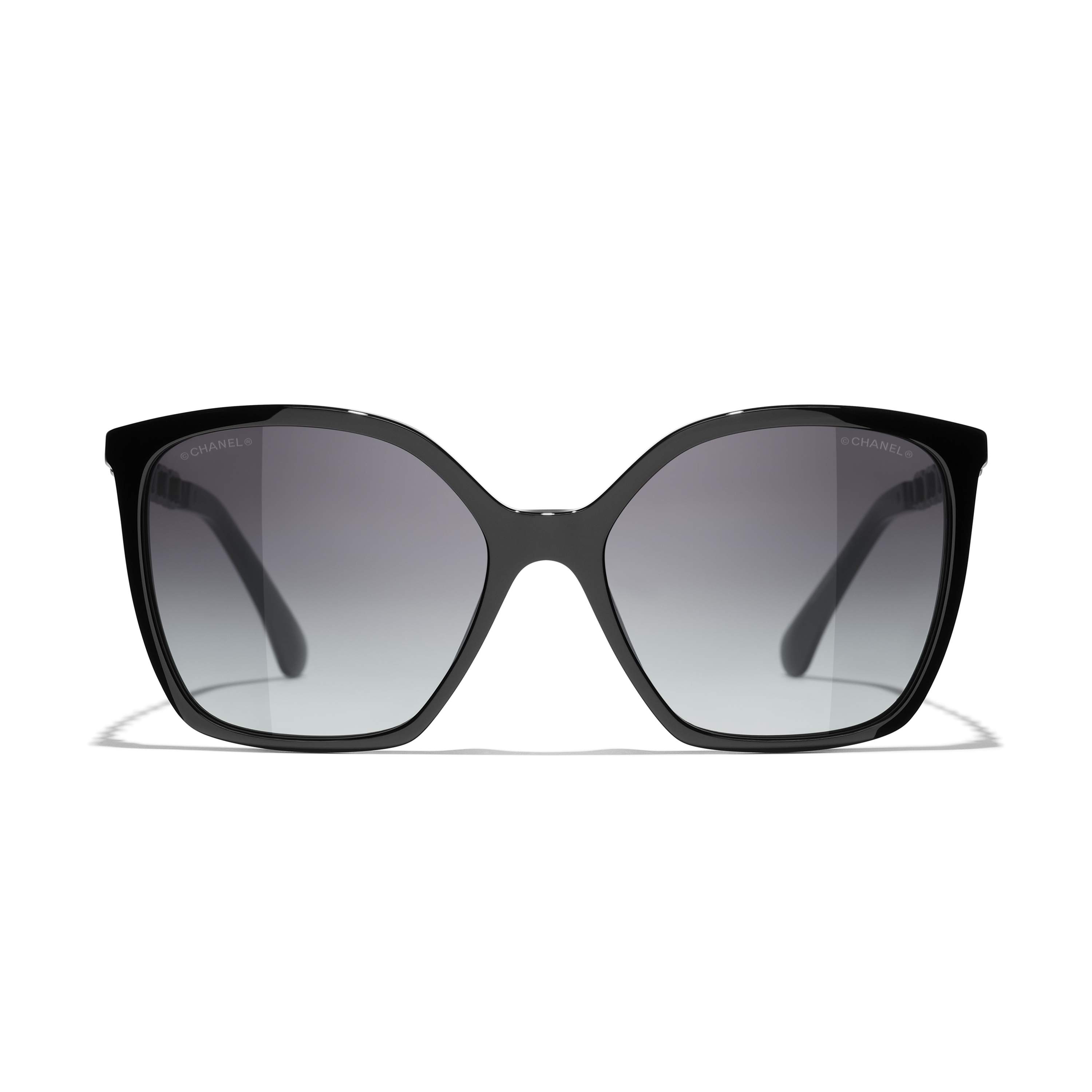 CHANEL Black Designer Sunglasses  Glasses : Grey.Ref. CH5486 C760/S6 56-… Sunglasses Chanel CH5481H C622/S6 56-16 Black in stock main image 3