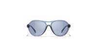 CHANEL CH5552U 1809/56 55-17 Transparent Blue