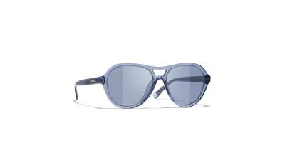 CHANEL CH5552U 1809/56 55-17 Transparent Blue