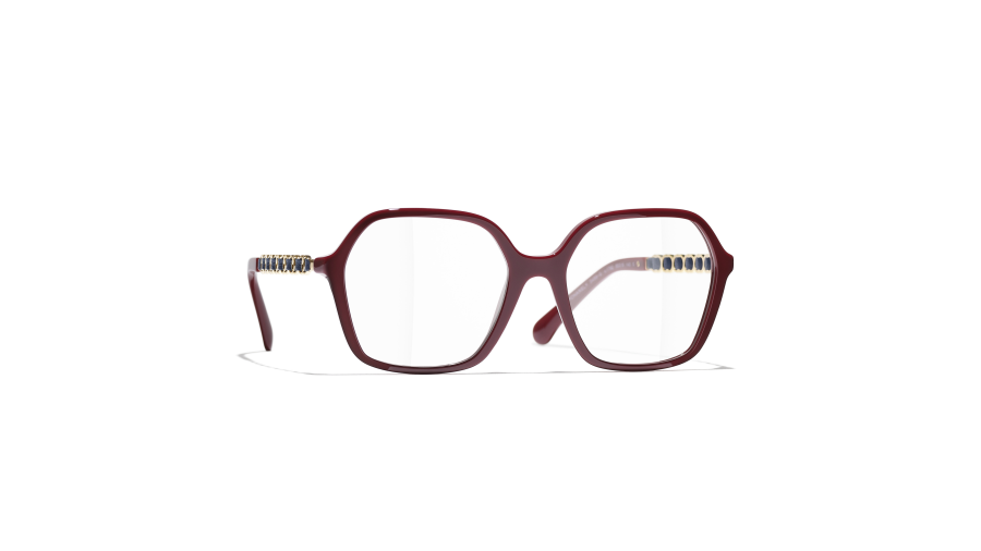 CHANEL CH3489Q 1792 55-18 Bordeaux
