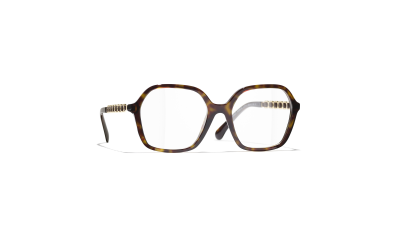 CHANEL CH3489Q C714 53-18 Dark havana