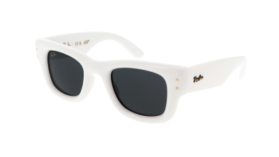 Lunettes de soleil Ray-Ban Wayfarer puffer RB4940 671/87 47-23 Blanc