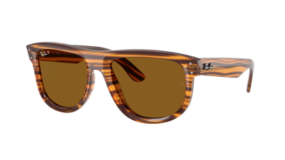 Sonnenbrille Ray-Ban Boyfriend Reverse RBR0501S 6791/83 56-18 Striped Havana auf Lager