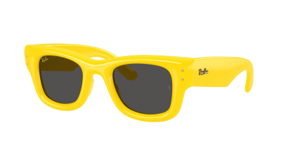 Lunettes de soleil Ray-Ban Wayfarer puffer RB4940 6830/87 47-23 Jaune