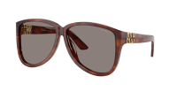 Miu Miu Ombre MU A08S 26E80Q 61-12 Stripped Tobacco