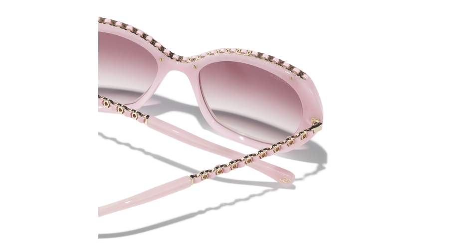 m　CHANEL Sunglasses CHANEL CH5547Q 1733/8H 55-18 Pink in stock | Visiofactory