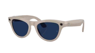 Sunglasses Ray-Ban Meta skyler Gen 2 RW4014 6700MF 52-20 Shiny Chalky Gray 