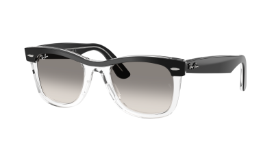 Sunglasses Ray-Ban Wayfarer RB2240 1294/32 50-22 Black on transparent in stock