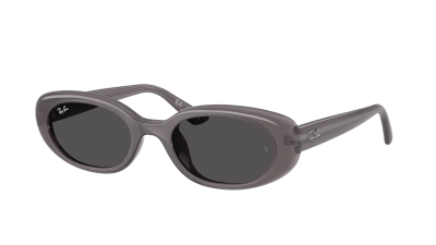 Sunglasses Ray-Ban Bio-based RB4441D 677787 53-21 Transparent Dark Grey in stock