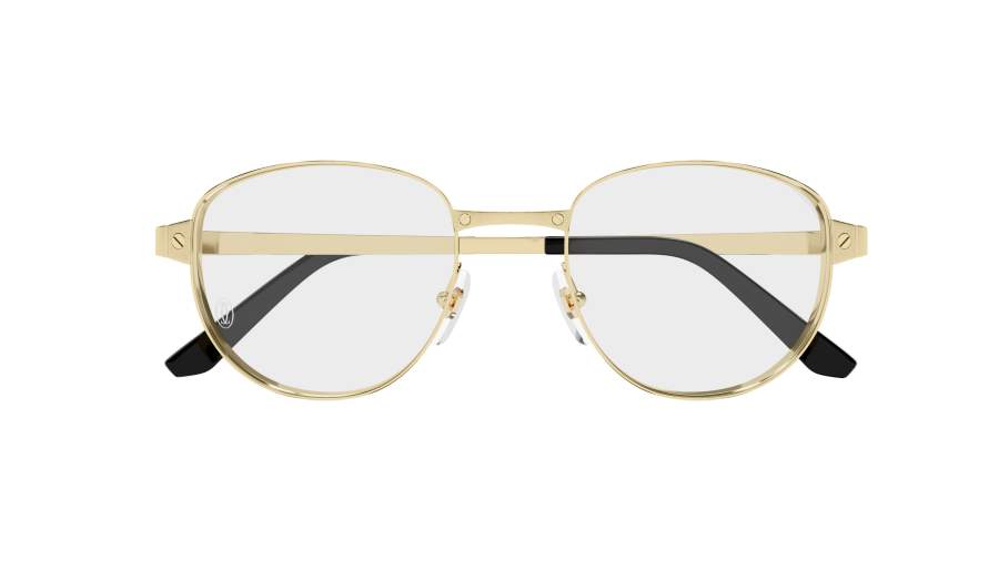 Eyeglasses Cartier Santos de cartier CT0572O 001 51-20 Gold