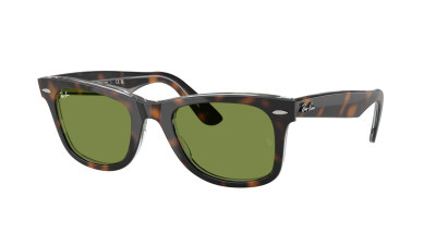Occhiali da sole Ray-Ban Wayfarer RB2140 1413/4E 50-22 Dark havana on multicolor in stock