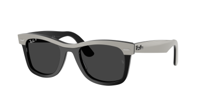Sunglasses Ray-Ban Wayfarer RB2240 1442/48 50-22 Grey on black in stock