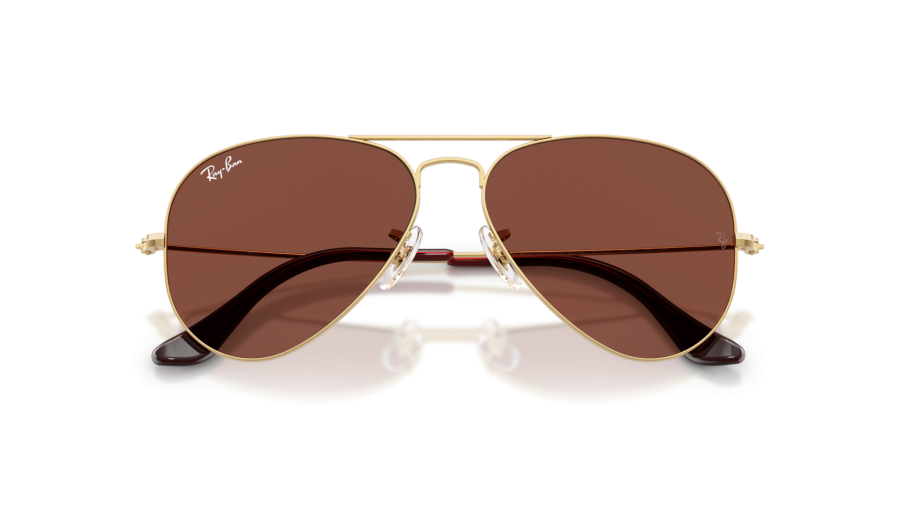 Ray-Ban polarized red mirror 58-14 Ray-Ban Sunglasses RB 3025 Large Metal 112/69 58-14 Matte  main image 3