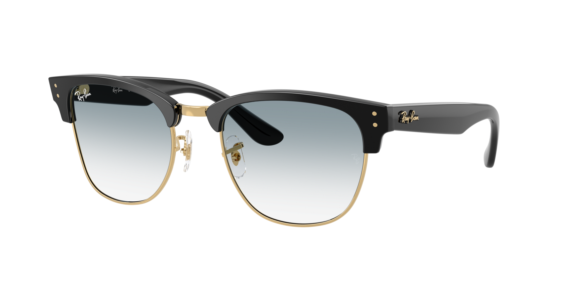 21:54 Sunglasses Ray-Ban Clubmaster Reverse RBR0504S 6677/79 54-21 Black on ...