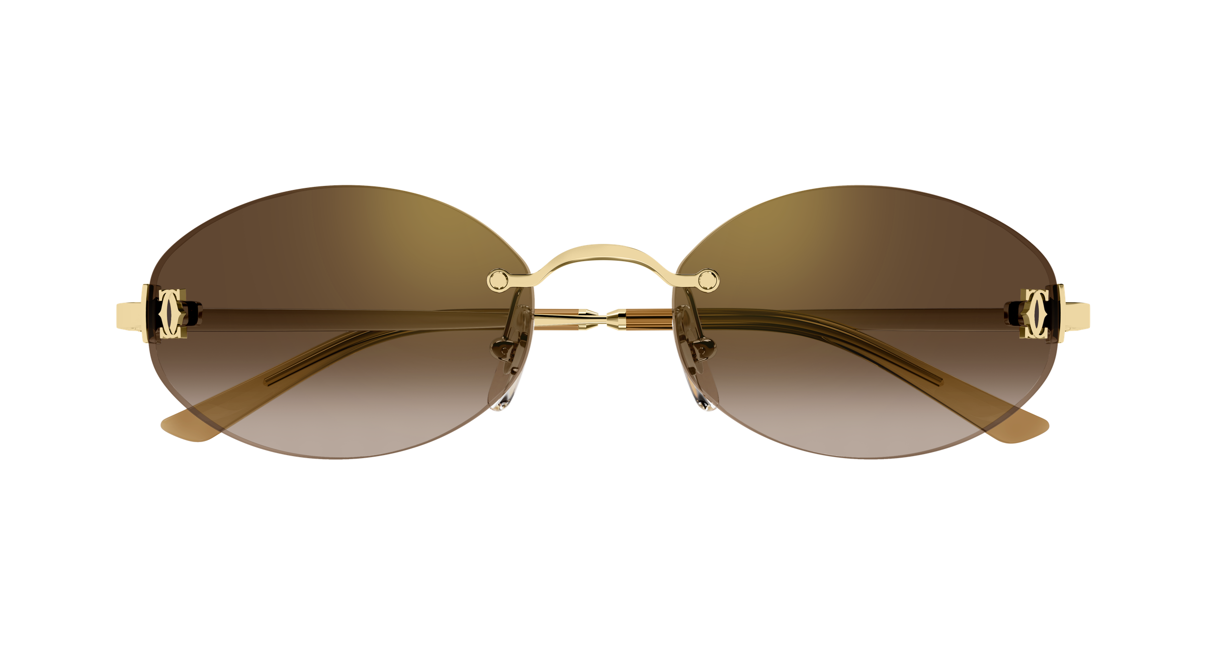 Gafas de sol Cartier C de Cartier CT0592S 002 55-20 Oro | Visiofactory