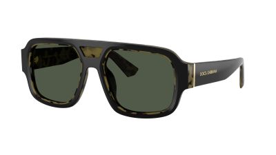 Occhiali da sole Dolce & Gabbana DG4516 3404/9A 55-18 Black on yellow havana in stock