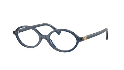 Occhiali da vista Miu Miu MU 01XV 08Q1O1 50-18 Blue crystal in stock