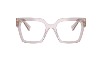 Miu Miu MU 04UV 12W1O1 52-19 Transparent Mauve