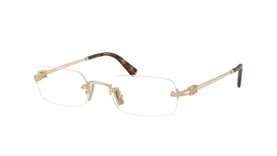 Lunettes de vue Miu Miu MU 50YV ZVN1O1 52-20 Pale Gold