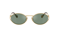 Miu Miu Logo MU 52YS 5AK04M 54-21 Or