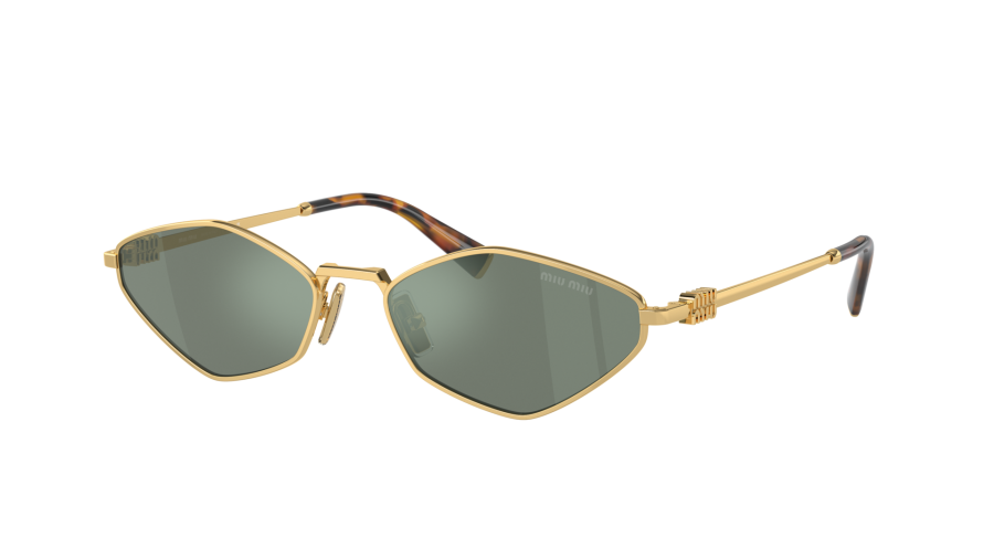Miu Miu Logo MU 56ZS 5AK04M 56-17 Or