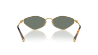 Miu Miu Logo MU 56ZS 5AK04M 56-17 Ouro