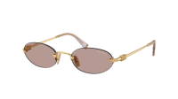 Miu Miu Logo MU A54S 5AK20I 51-20 Złoto