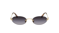 Miu Miu Logo MU A54S ZVN5D1 51-20 Pale Gold