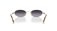 Miu Miu Logo MU A54S ZVN5D1 51-20 Pale Gold