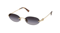 Miu Miu Logo MU A54S ZVN5D1 51-20 Pale Gold