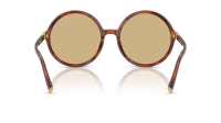 Miu Miu Regard MU B02S 26E10R 59-20 Stripped Tobacco