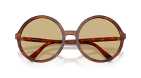 Miu Miu Regard MU B02S 26E10R 59-20 Stripped Tobacco