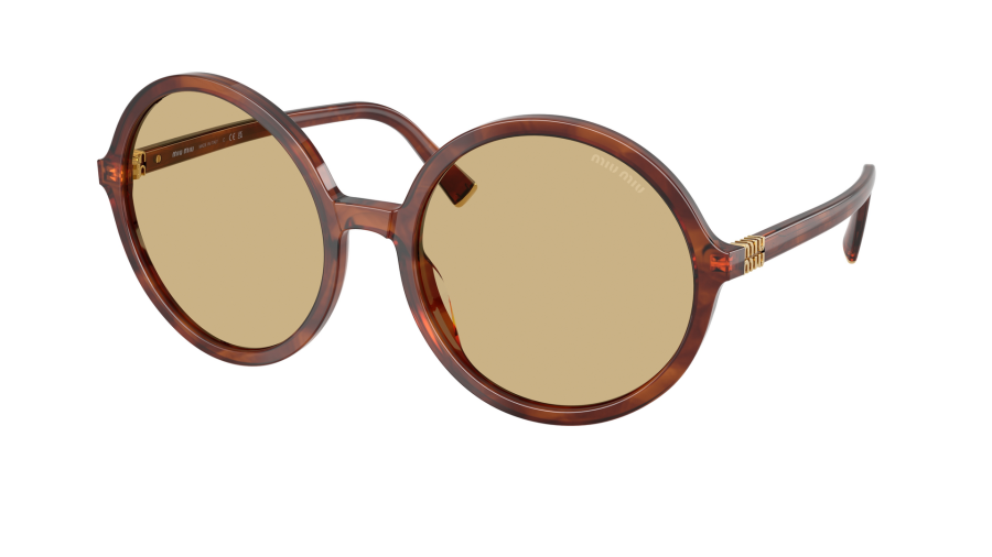 Miu Miu MU B02S 26E10R 59-20 Stripped Tobacco