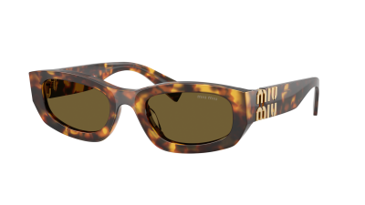 Miu Miu Glimpse MU B04S 14L09Z 53-22 Havana Honey